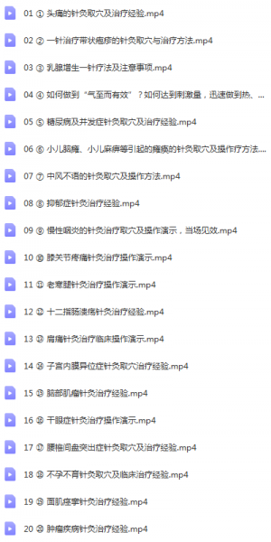 郭廷英针灸郭氏针灸中医视频教程插图2