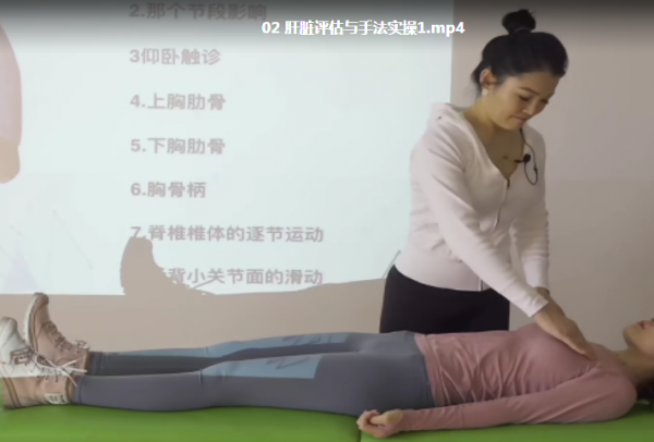 张美玲8套合集内脏筋膜手法假胯宽弹响髋肋骨外翻等视频教程插图4