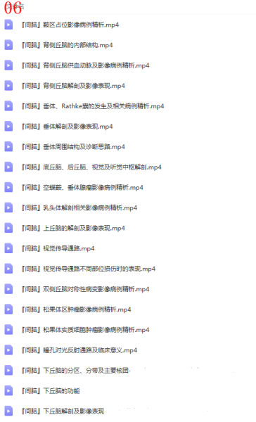 神经系统解剖进阶课高清视频教程全集插图10