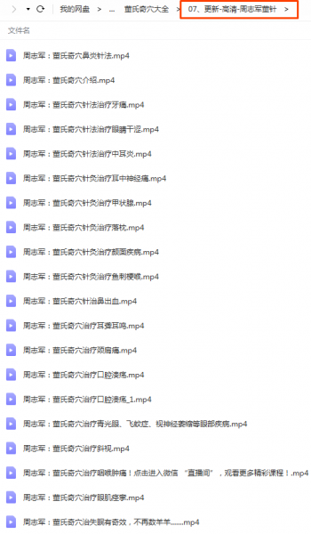 董氏奇穴针灸内部资料最全高清视频教程插图13